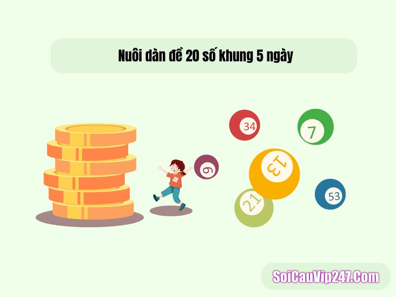Nuôi dàn đề 20 số khung 5 ngày