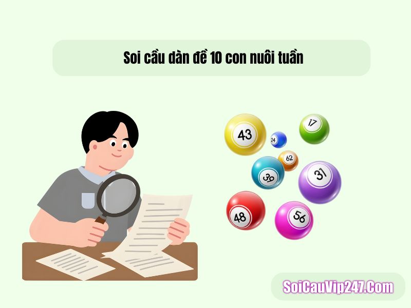 Soi cầu dàn đề 10 con nuôi tuần